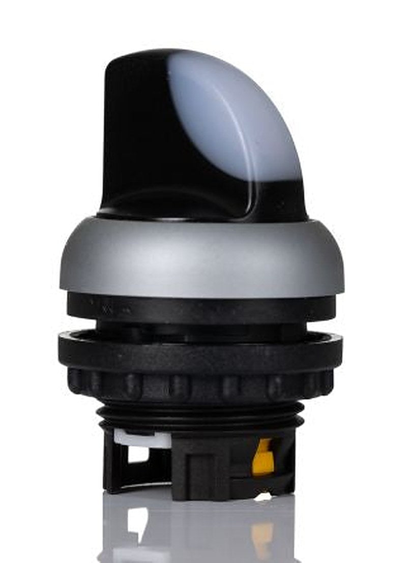 Eaton RMQ-Titan Series 2 Position Illuminated Selector Switch Head, 23 mm Cutout, White Handle, IP66