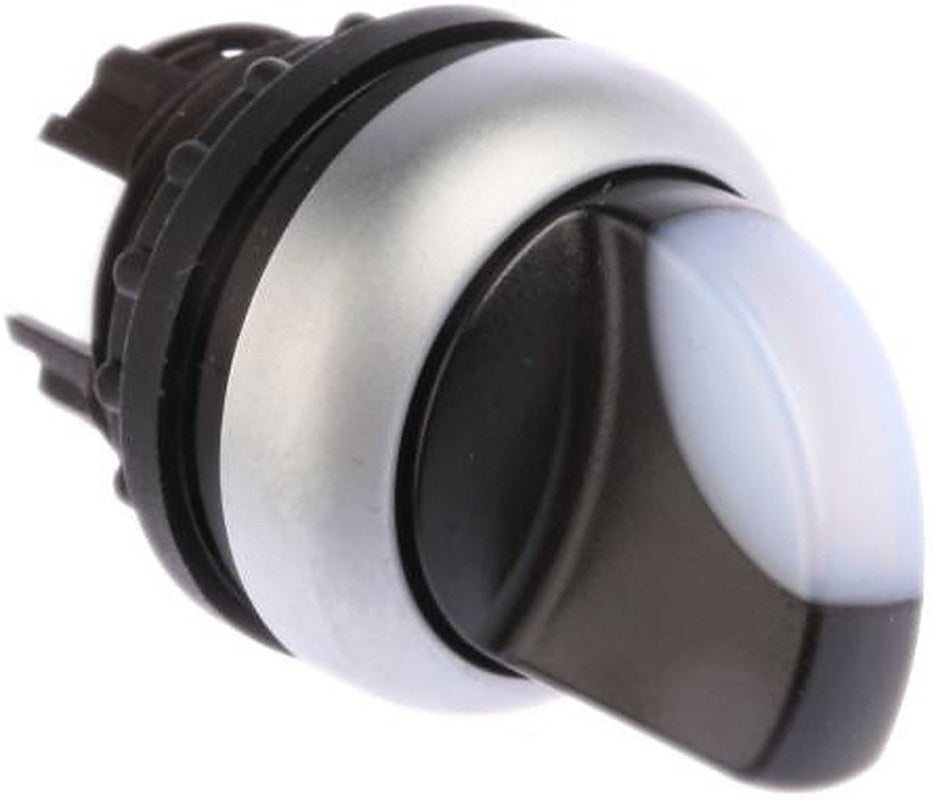 Eaton RMQ-Titan Series 3 Position Illuminated Selector Switch Head, 23 mm Cutout, White Handle, IP66