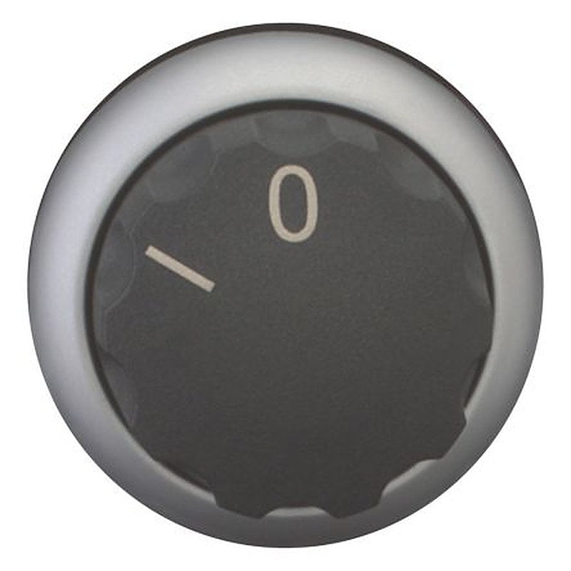 Eaton M22 Series 2 Position Selector Switch Head, 22.5 mm Cutout, Black Handle, IP66