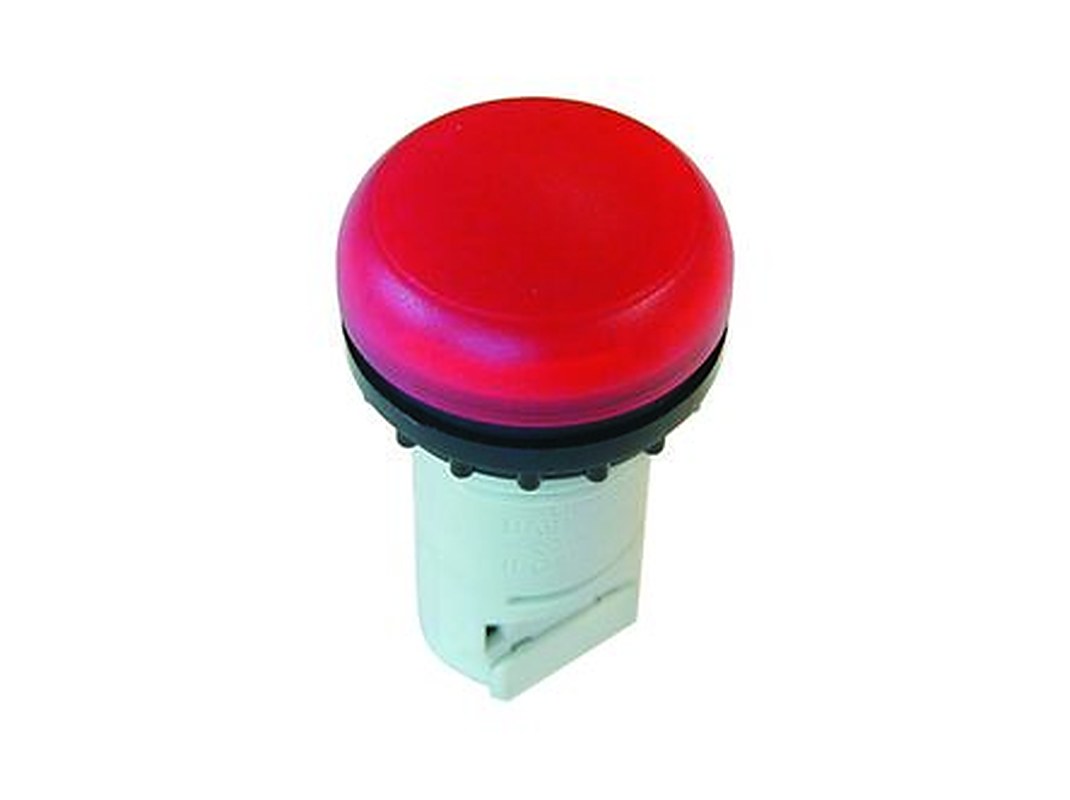 Eaton RMQ-Titan Series Red Ba 9S Lamp Socket Indicator, 250V, IP69, IP66, IP67, 22.5 mm, Flush