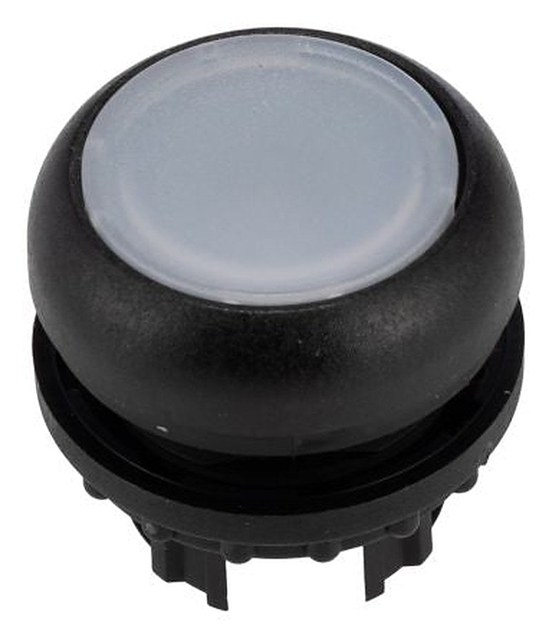 Eaton RMQ Titan M22 Series Illuminated Push Button Switch, Panel, 22 mm Cutout White, 1 NO/1 NC, IP67, IP69K