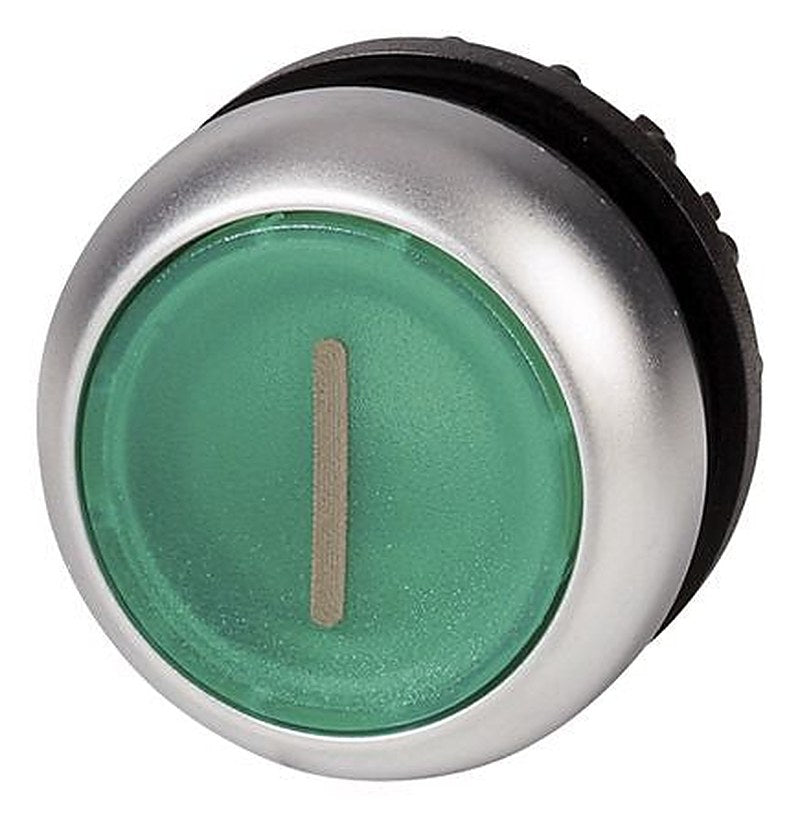 Eaton RMQ Titan M22 Series Green Momentary Push Button Switch, 22 mm Cutout, IP69, IP67, IP66