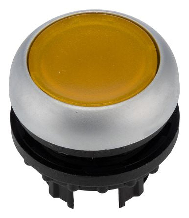 Eaton RMQ Titan M22 Series Yellow Maintained Push Button Switch, 22 mm Cutout, IP67