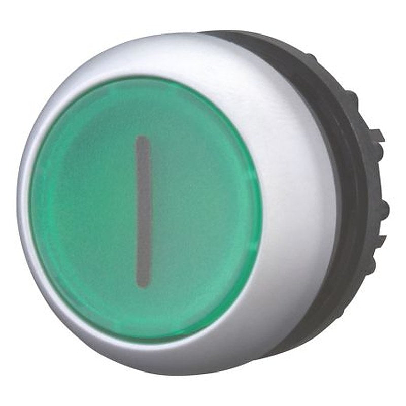 Eaton RMQ Titan M22 Series Green Maintained Push Button Head, 22 mm Cutout, IP67