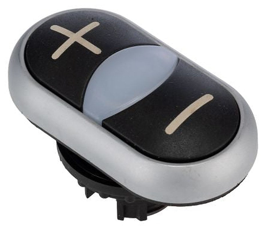 Eaton RMQ Titan M22 Series Black Momentary Push Button Switch, 22 mm Cutout, IP67, IP69K, IP66