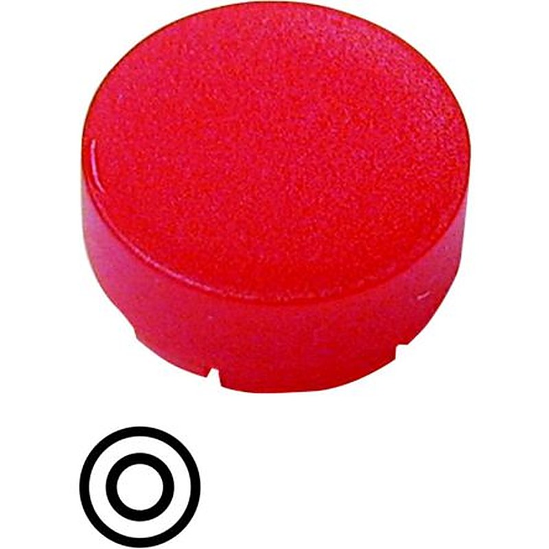 Eaton M22 Series Red Push-in Push Button Head Cap, 24 mm Cutout