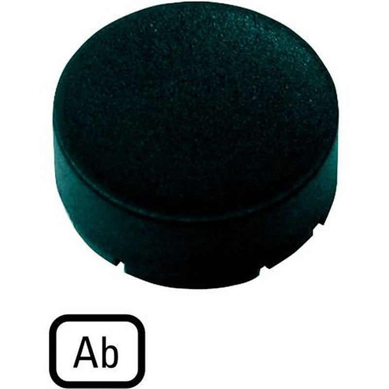 Eaton Button Plate for Use with Push Button, Pre-printed "Plain Green, Emergency-Stop Legend, Emergency Stop Label,