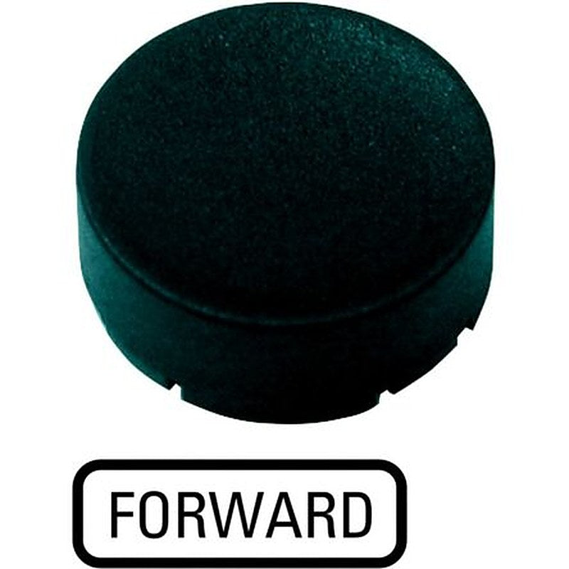 Eaton Button Plate for Use with Push Button, Pre-printed "FORWARD