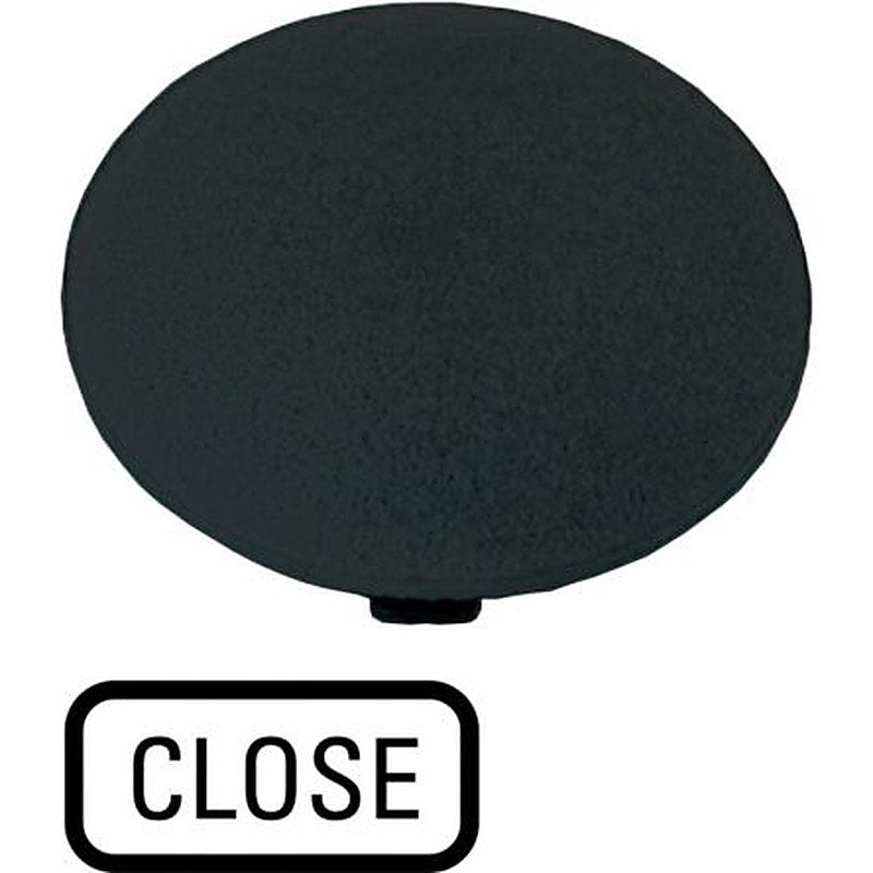 Eaton Button Plate for Use with Push Button, Pre-printed "Plate