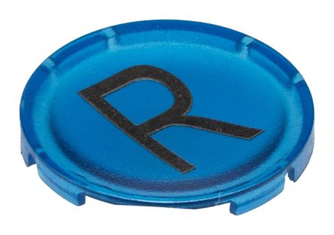 Eaton Blue Round Push Button Lens for Use with M22S-DGL-X, M22(S)-DRL-X, M30C-FDRL-X, M30C-FDL-X, M22(S)-DL-X