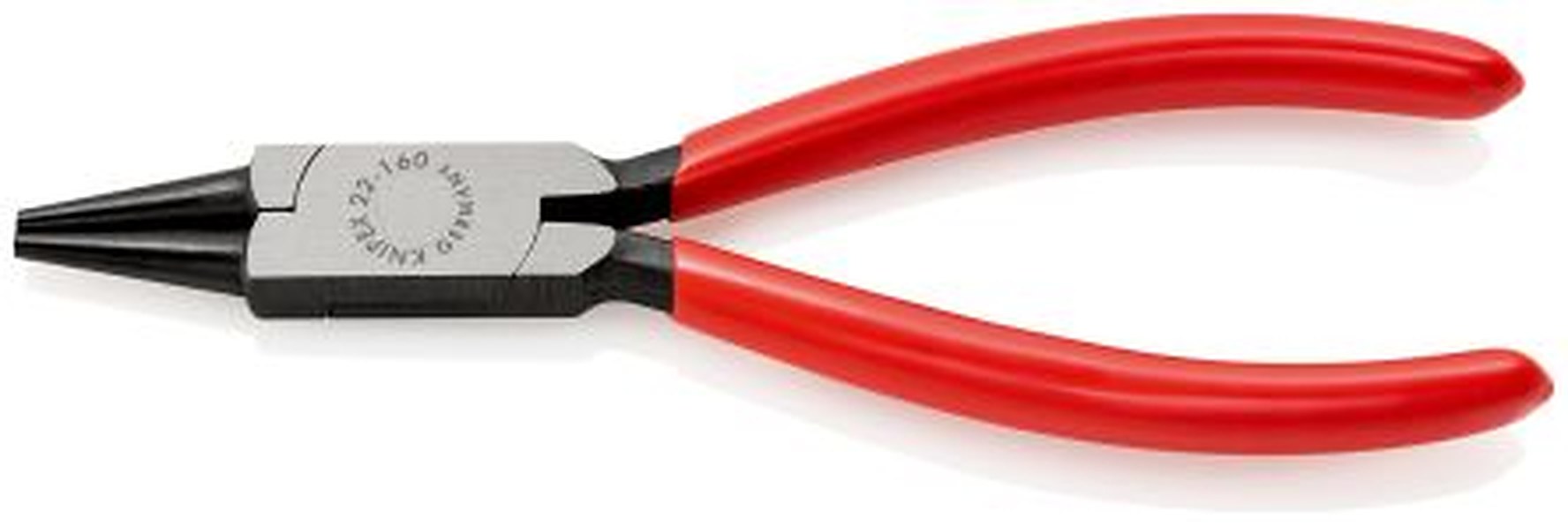 Knipex 1-Piece Flat Nose Plier, 160mm Overall Round VDE/1000V Approved, 30mm Jaw