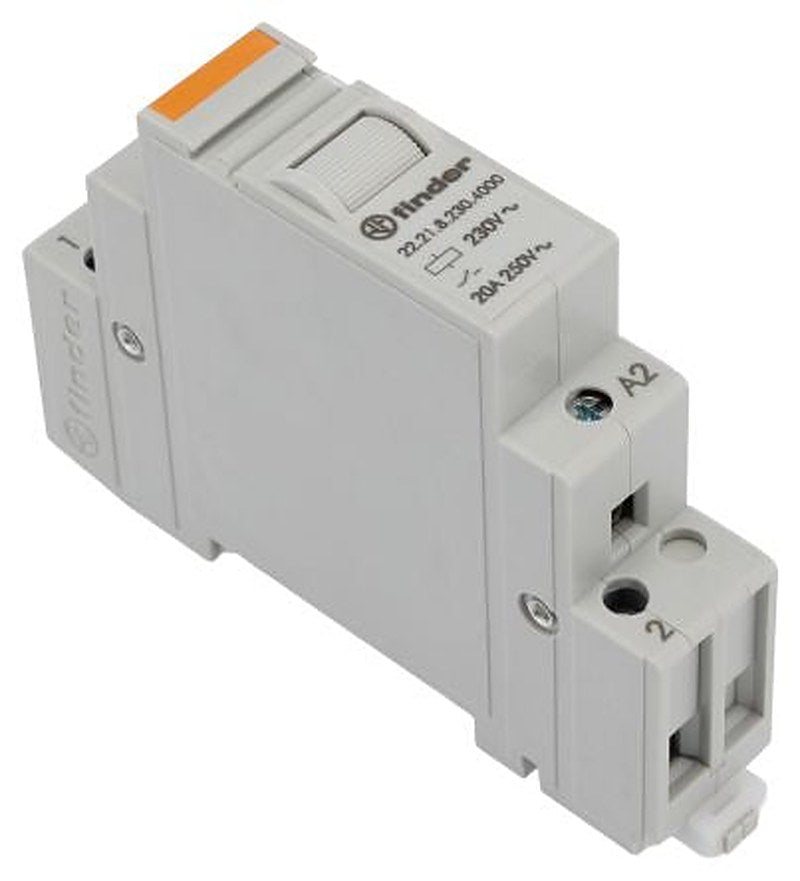 Finder DIN Rail Power Relay, 230V ac Coil, 20A Switching Current, SPST