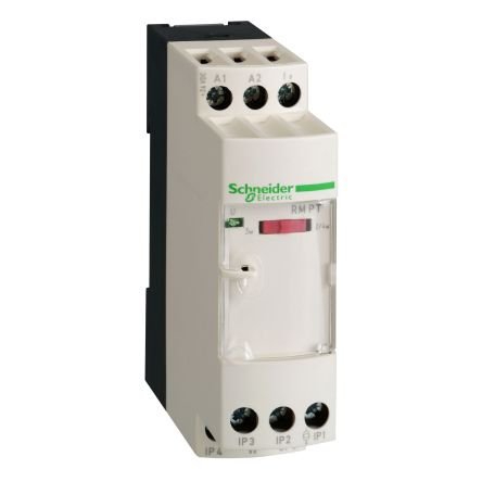 The Schneider Electric’s temperature transmitter are designed to convert signals from sensors or electrical measurement devices into standard electrical signal. The Zelio Control Relays transmitter monitor and detect abnormal operating conditions about phases, current, voltage, frequency, speed, or temperature. It has current consumption of 40 mA for voltage output and 60 mA for current output. This product type is converter for optimum Pt100 probes. Tightening torque 0.6 to 1.1 N.m Marking CE Shock resista
