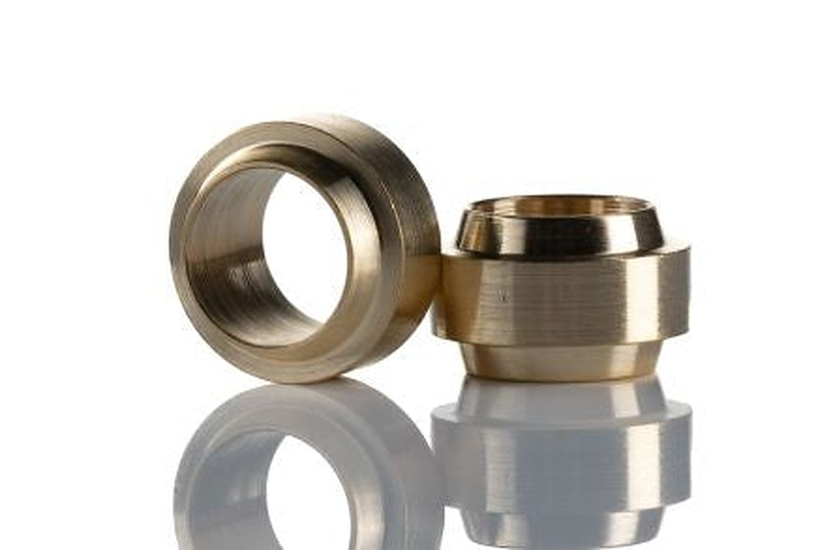 Norgren Brass Pipe Fitting, Straight Compression Push-in Fitting, Female British Standard Parallel Pipe G 1/4 (BSPP