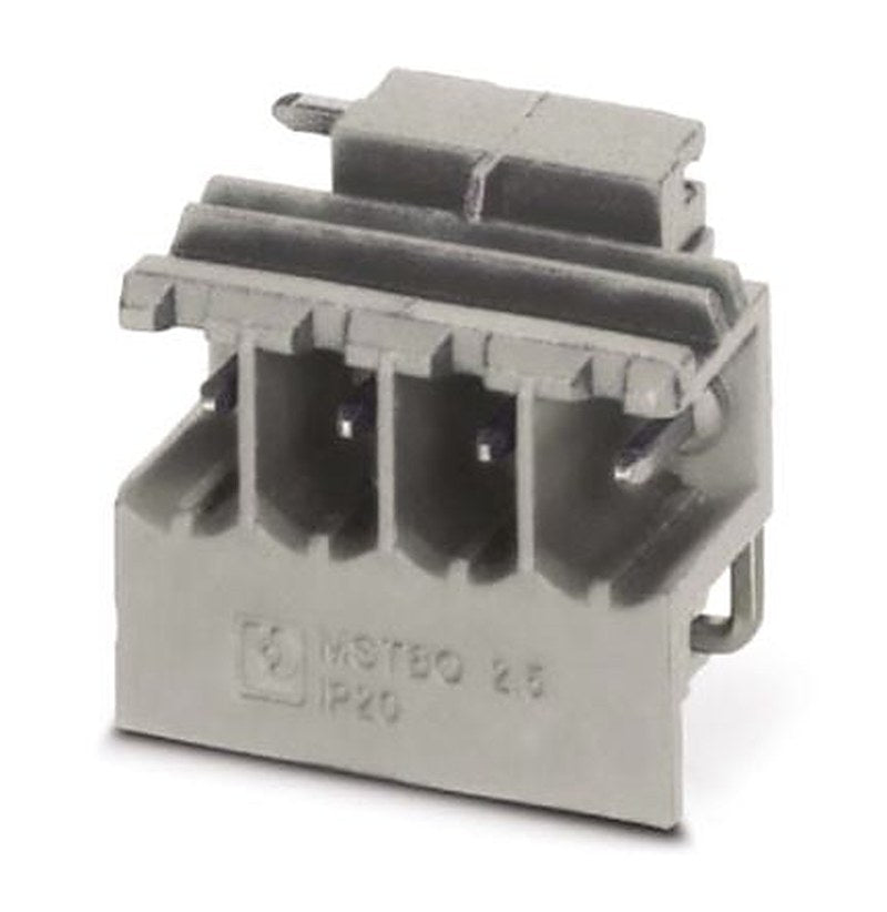 Phoenix Contact COMBICON MSTBO Series Right Angle Pluggable Terminal Block, 4 Contact(s), 5 mm Pitch, 1 Row