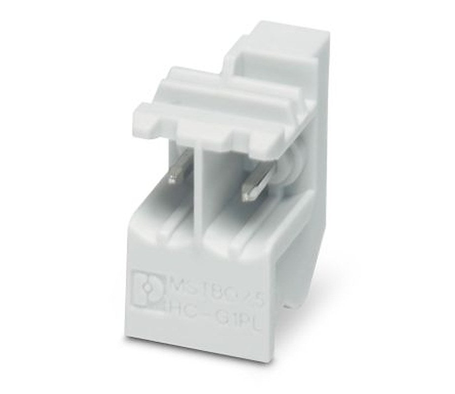 Phoenix Contact MSTBO 2.5/ 2-G1PL GY7035 Series Right Angle Pluggable Terminal Block, 2 Contact(s), 5 mm Pitch, 1 Row