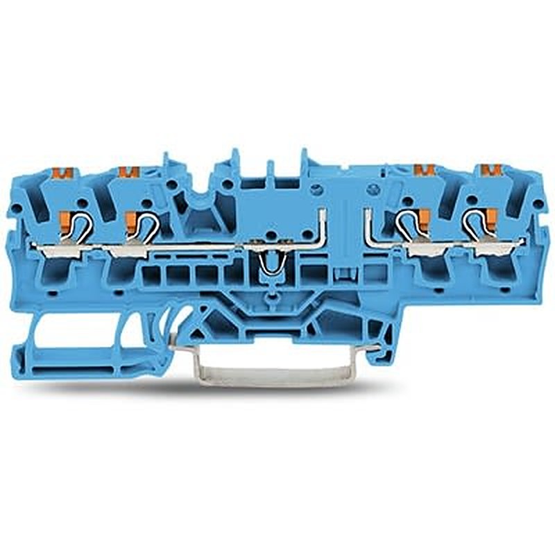 WAGO TOPJOB S Series DIN Rail Terminal Block Blue, 2.5mm², 1-Level, Push-in, IECEx/ATEX/CSA