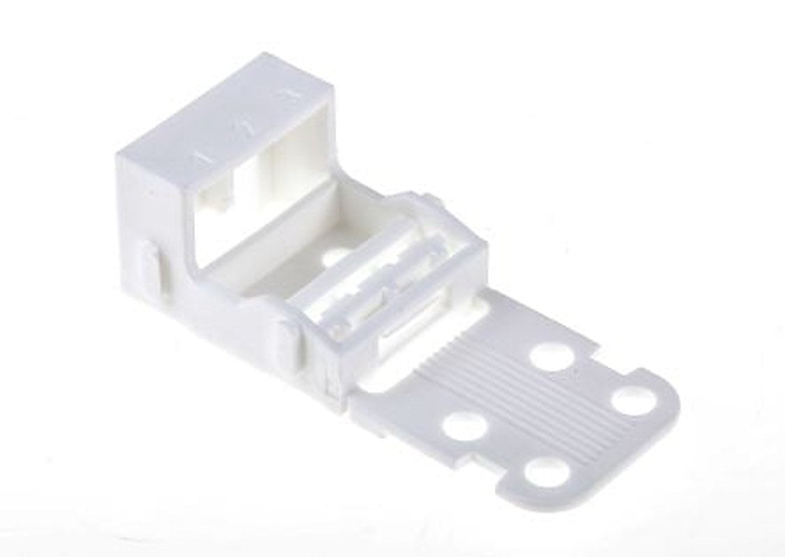 WAGO, 221 Wire Splice Connector, White, Uninsulated