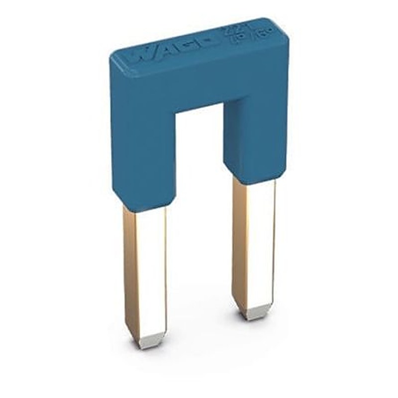 WAGO, 221 Jumper Vertical Male Blue Installation Terminal Block and Connector 2 Way 1 Row