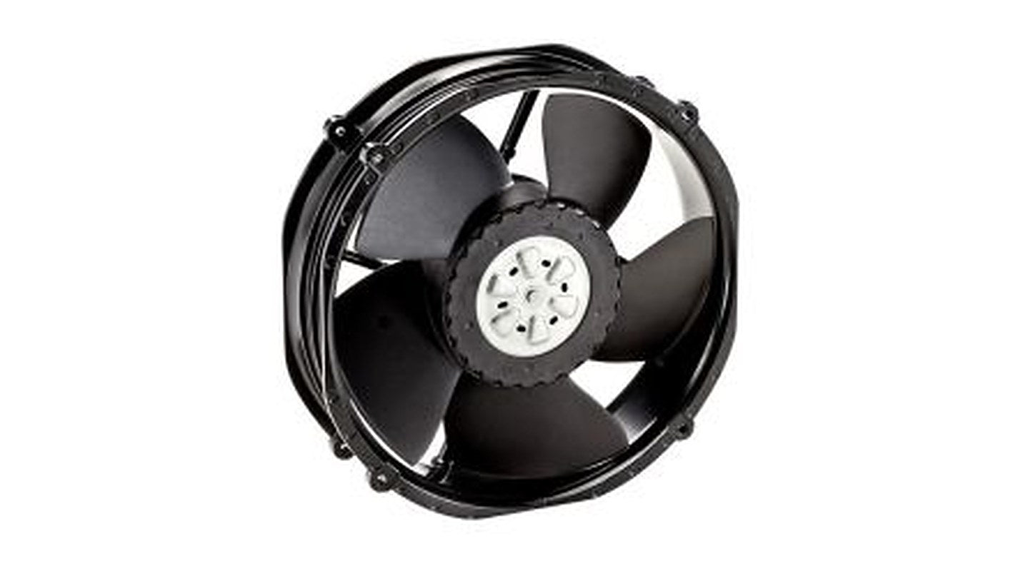 ebm-papst Axial Fan, 24V dc, 800 m³/h, 36 W, 1.45 mA Max, IP68 200 mm 200mm 51 mm