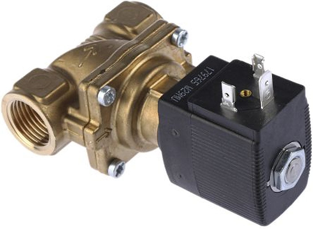 Burkert Solenoid Valve 221846, 2 Port, NC 1/2 in, 230V ac, 1/2 in