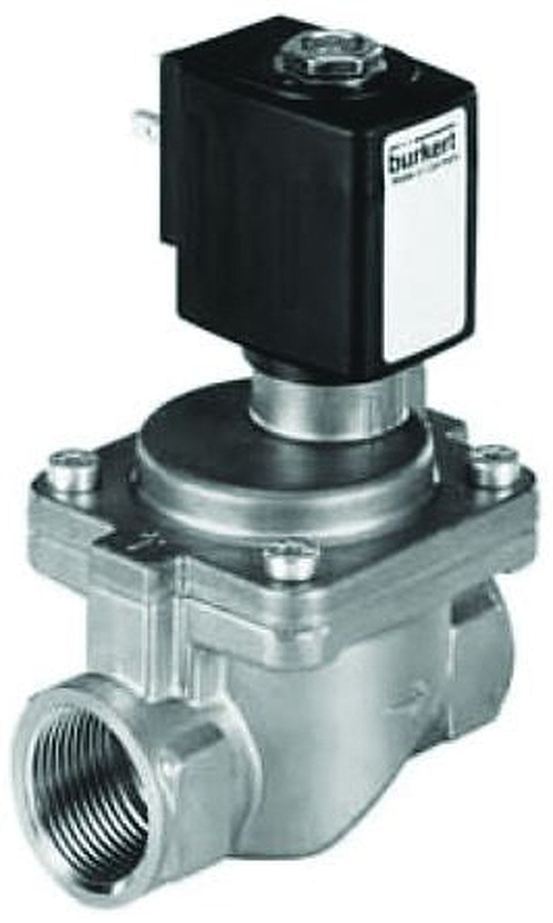 Burkert Solenoid Valve 221994, 2 Port, NC, 230V ac
