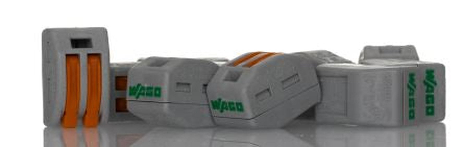 WAGO 222 Series Lever Connector, 2-Way, 12AWG, 28 AWG Wire, 32A Cage Clamp