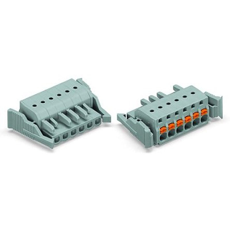 WAGO 2231 Series Snap-in Pluggable Connector Female Push-in, 12-Pole, 16A, 12-Way