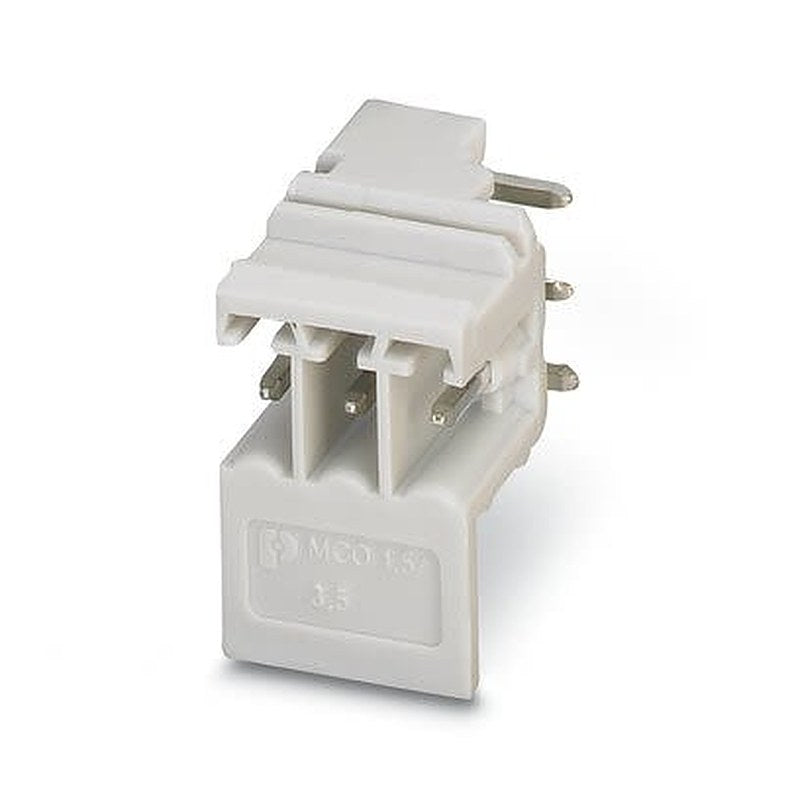 Phoenix Contact MCO Series Wave Soldering Mount PCB Header, 3 Contact(s), 3.5 mm Pitch, 1 Row, Shrouded
