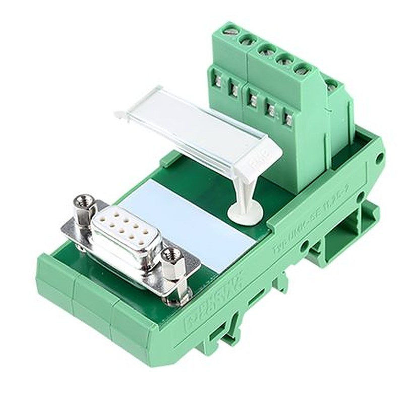 Phoenix Contact FLKM-D9 SUB/B Series 9-Contact Female Interface Module, D-Sub Connector, DIN Rail, 2.5A