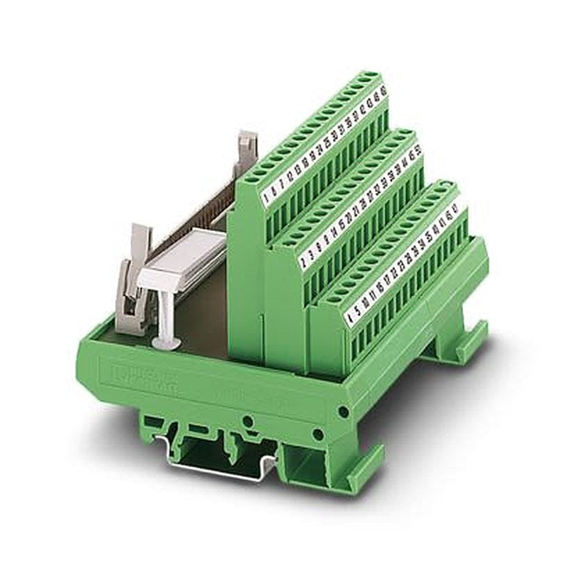 Phoenix Contact VARIOFACE Series 50-Contact Male Interface Module, Flat Ribbon Cable Connector, DIN Rail, 1A