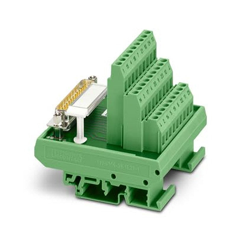 Phoenix Contact VARIOFACE Series 25-Contact Male Interface Module, D-Sub Connector, DIN Rail, 2A
