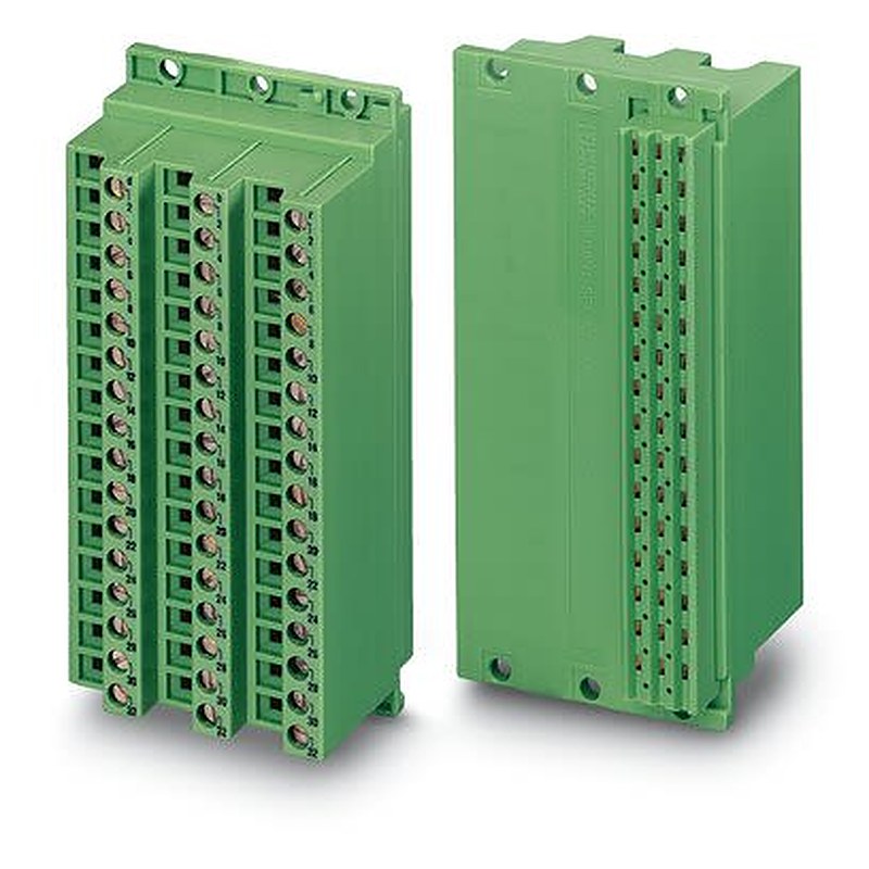 Phoenix Contact 5, FRONT-SFL 2 Series Terminal Strip, 48-Way, 12AWG, 30 AWG Wire, 4A Screw