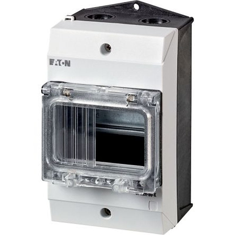 Eaton Moeller Series Plastic Wall Box, IP65, UL, IEC 60068-2-11 Transparent Door, 100 mm x 100 mm x 181 mm