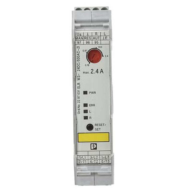 Phoenix Contact ELR W3- 24DC/500AC-2I Motor Starter, Reversing Starter, 550V ac, 1 kW, 3 Phase, IP20