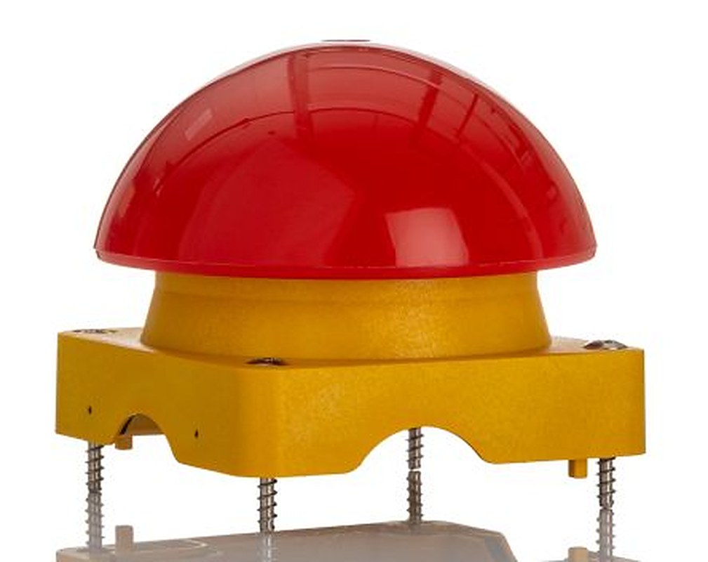 Eaton FAK Series Emergency Stop Push Button, Through Hole, IP67, IP69K