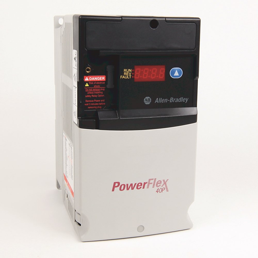 PowerFlex 40P AC Drive, 600VAC, 3PH, 12 Amps, 10 HP,Frame Size C, Plate Drive IP20 (NEMA Type Open), Display w/ Reset Only (plate drive), Without CE compliant filter, Standard