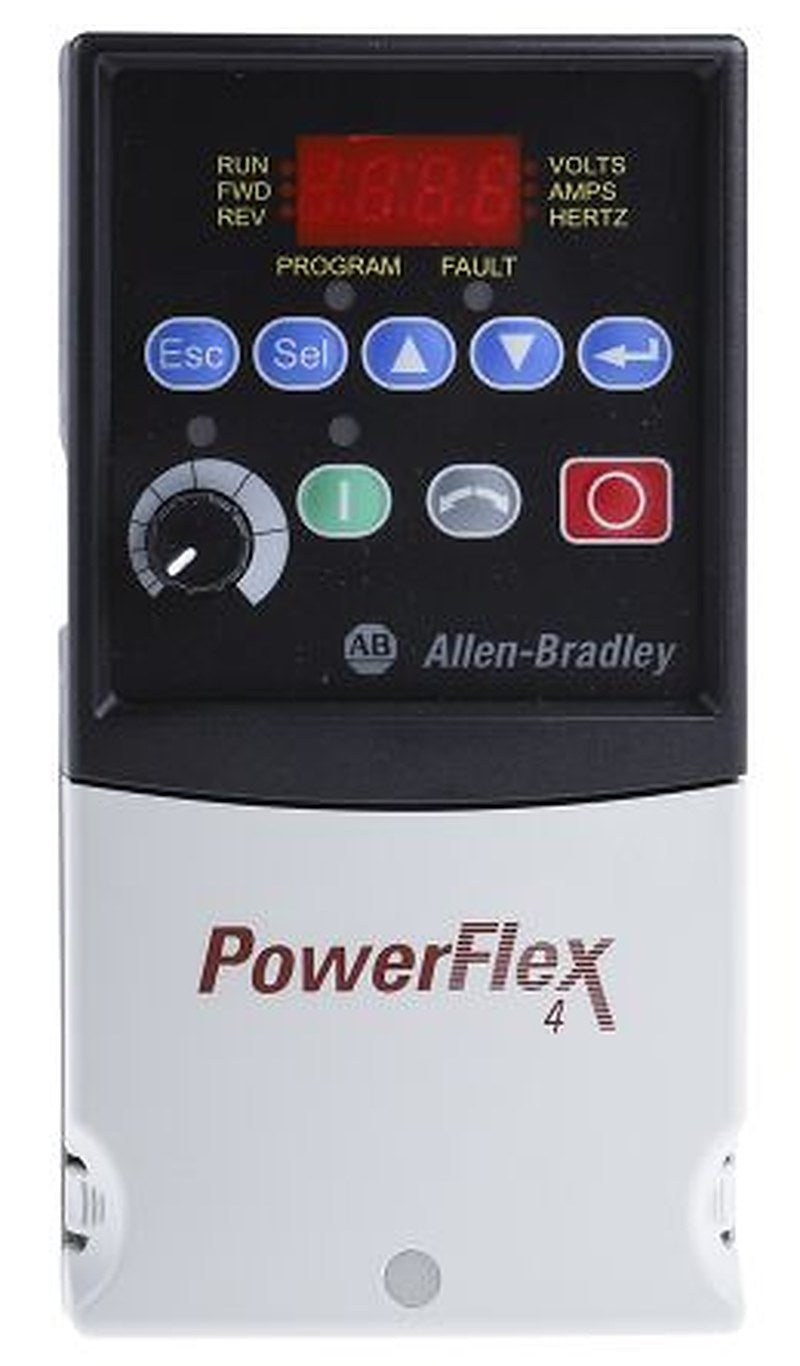 Allen Bradley Inverter Drive, 0.4 kW, 3 Phase, PowerFlex 4 Series