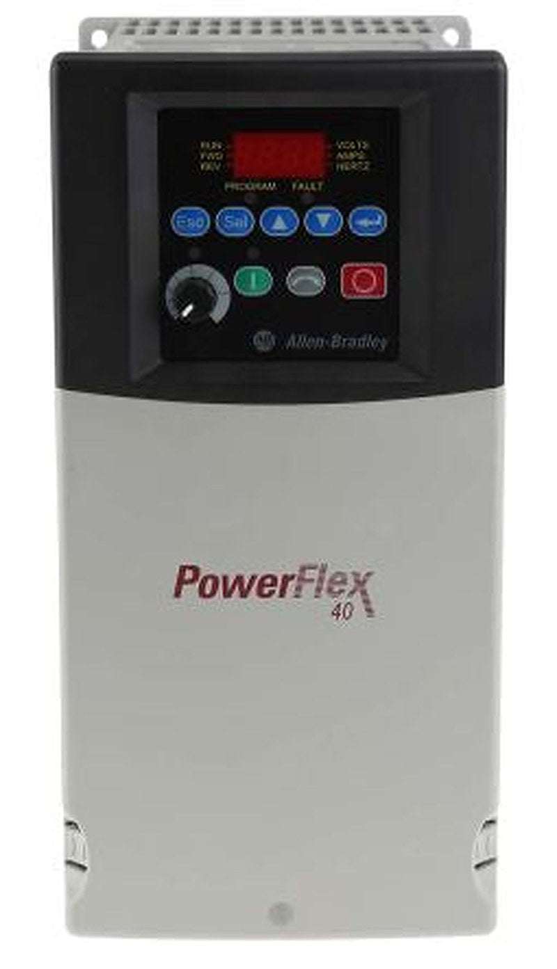 Allen Bradley Inverter Drive, 5.5 kW, 3 Phase, PowerFlex 40 Series