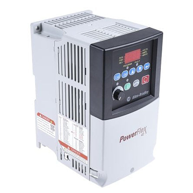 Allen Bradley Inverter Drive, 1.5 kW, 3 Phase, PowerFlex 40 Series