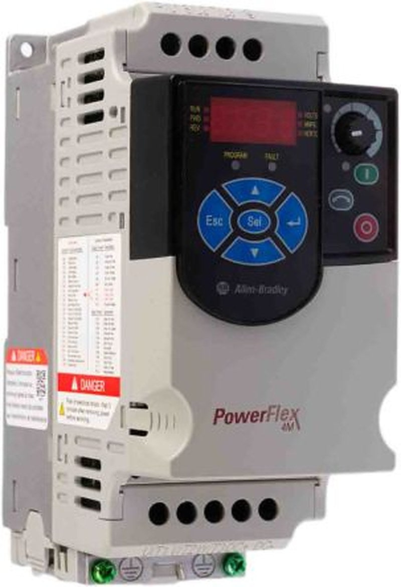 Allen Bradley Inverter Drive, 0.4 kW, 1 Phase, PowerFlex 4M Series 240V ac 2.5 A