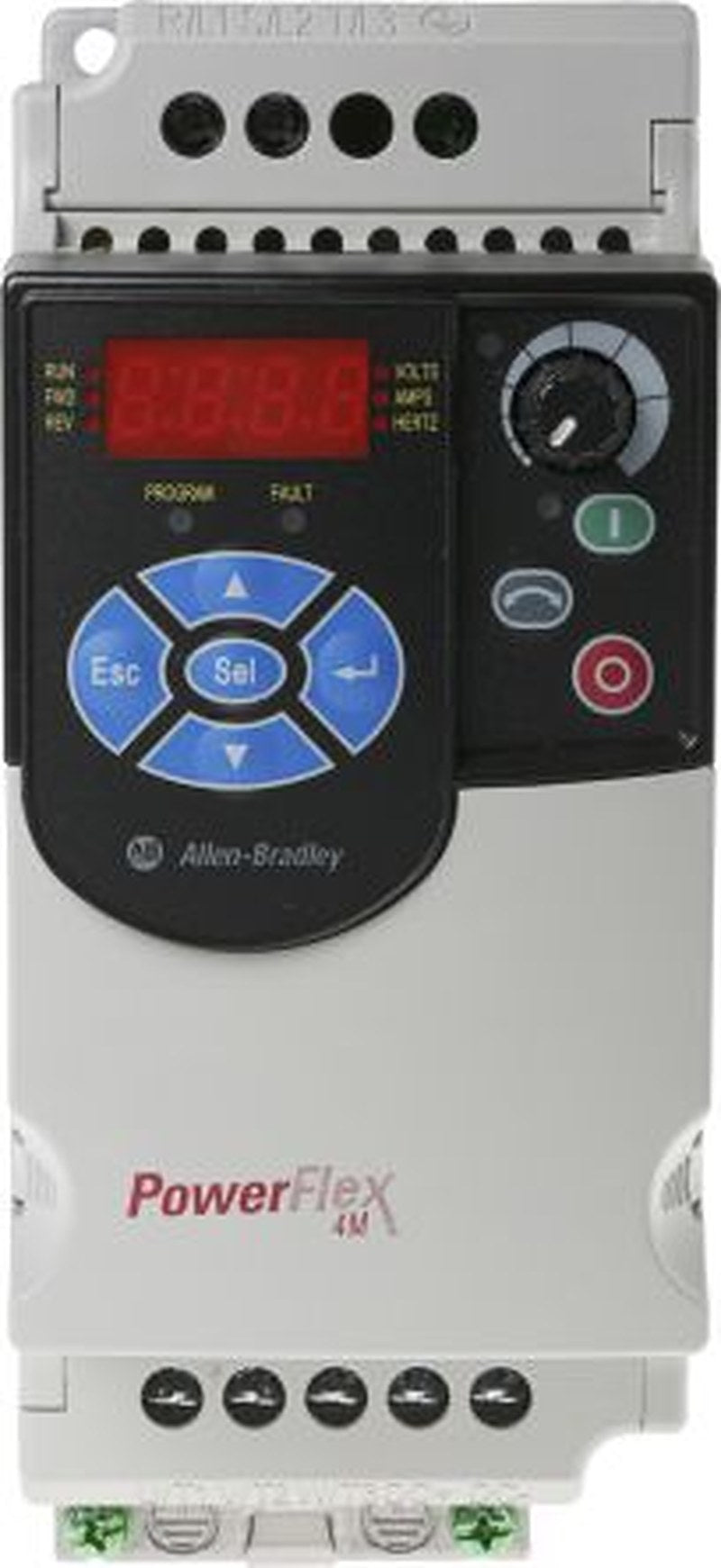 Allen Bradley Inverter Drive, 0.4 kW, 1 Phase, PowerFlex 4M Series 240V 2.5 A