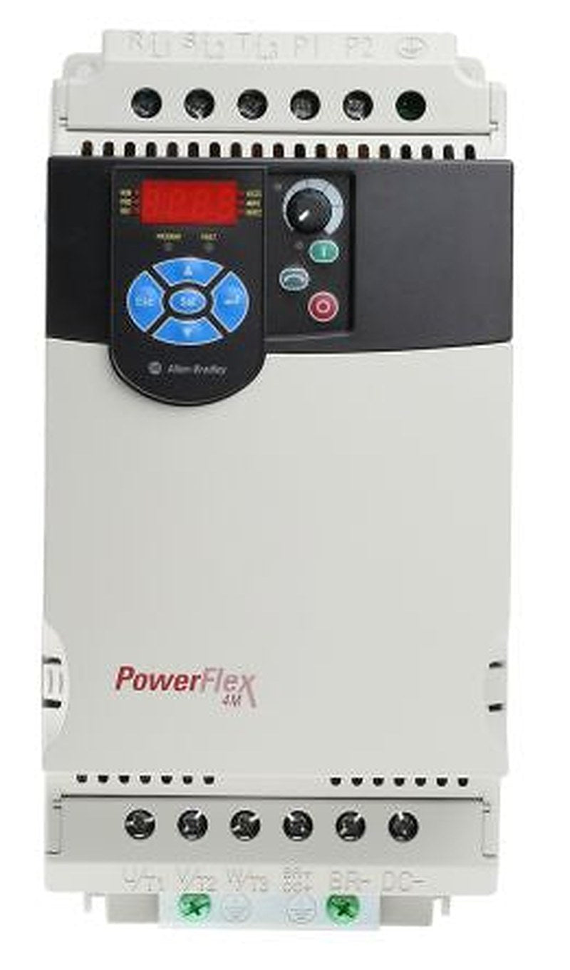 Allen Bradley Inverter Drive, 5.5 kW, 3 Phase, PowerFlex 4M Series 480V ac 13 A