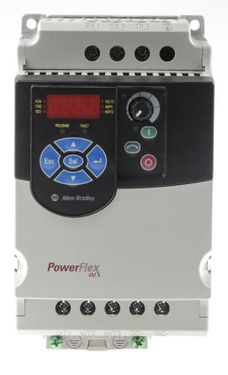 Allen Bradley Inverter Drive, 3.7 kW, 3 Phase, PowerFlex 4M Series 480V 8.7 A