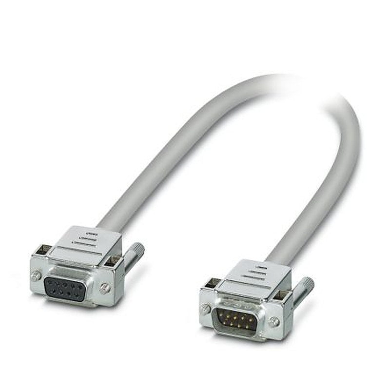 Phoenix Contact Female D-Sub 9-Pin to Male D-Sub Male Cable, 3 m Polyvinyl Chloride, CABLE-D 9SUB/B/S/300/KONFEK/S