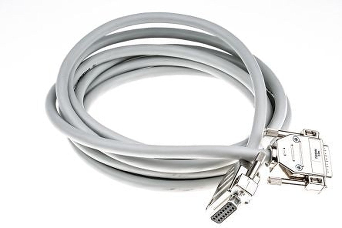 Phoenix Contact Male D-Sub 15-Pin to Female DB15 Serial Cable, 3 m Semi-Rigid Polyvinyl Chloride, 230 Series