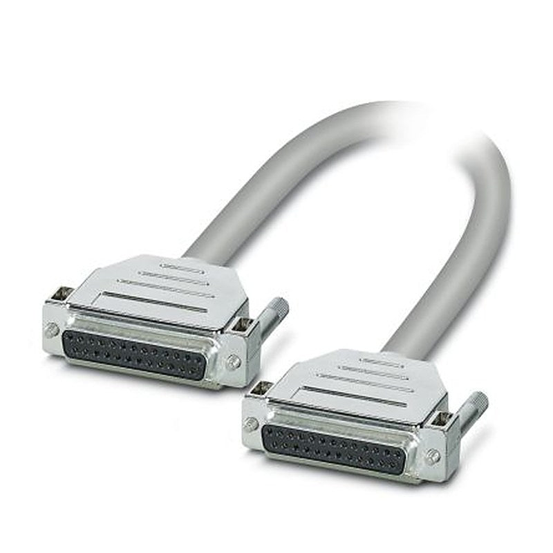 Phoenix Contact Female D-Sub 25-Pin to Female DB25 Cable, 3 m Semi-Rigid Polyvinyl Chloride, CABLE-D25SUB/B/B Series