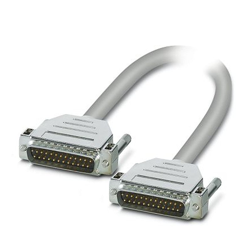 Phoenix Contact Male D-Sub 25-Pin to Male D-Sub Serial Cable, 3 m Polyvinyl Chloride, CABLE-D25SUB/S/S/300/KONFEK/S