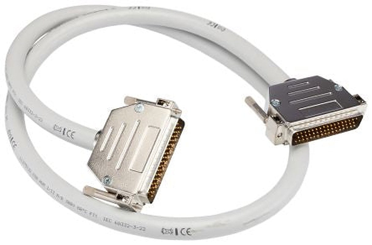 Phoenix Contact Male D-Sub 50-Pin to Male DB50 Cable, 1 m Polyvinyl Chloride, CABLE-D50SUB/S/S/100/KONFEK/S Series