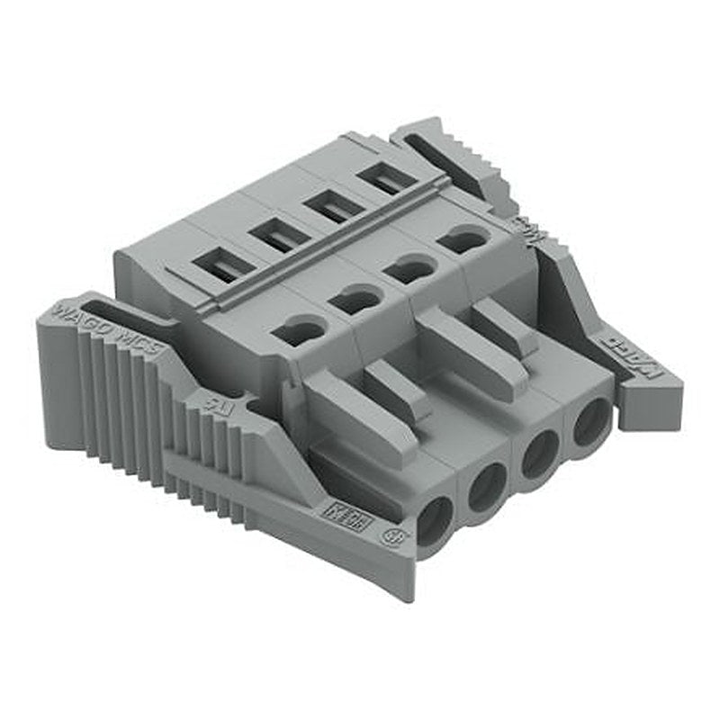 WAGO 231 Series Snap-in Connector Female Cage Clamp, 4-Pole, 16A, 4-Way
